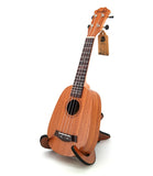 mahogany pineapple shaped soprano ukulele