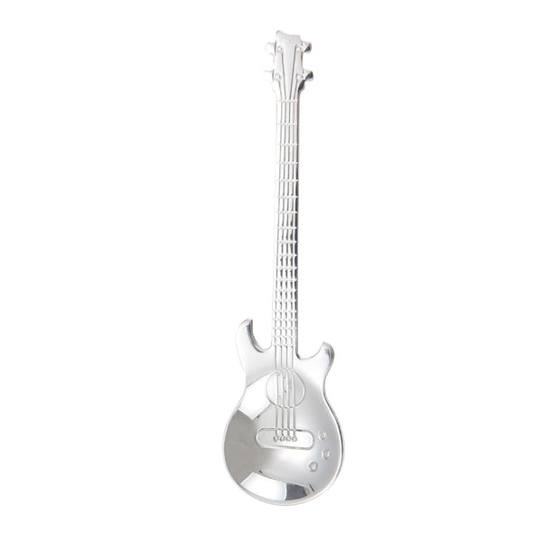 New Design Guitar Shape Coffee Spoon Stainless Steel Musical Coffee Scoops  Teaspoons Mixing Aspoons Sugar Spoon