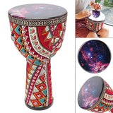 Unique Patterned Djembe Drum