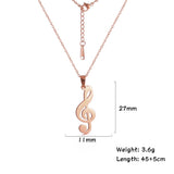 music necklace