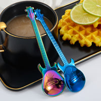Stainless Steel Guitar Coffee Spoon