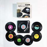 Retro Vinyl Record Coasters